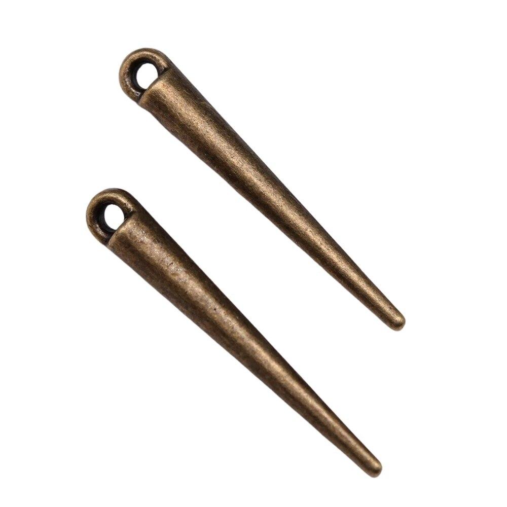 Компоненты конической подвески с обжимными концами и бусинами Женские аксессуары Популярные украшения