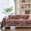 Sofa Towel Bohemian Anti-cat Scratch Contrasting Color Geometric Jacquard Thick Retro Sofa Cover