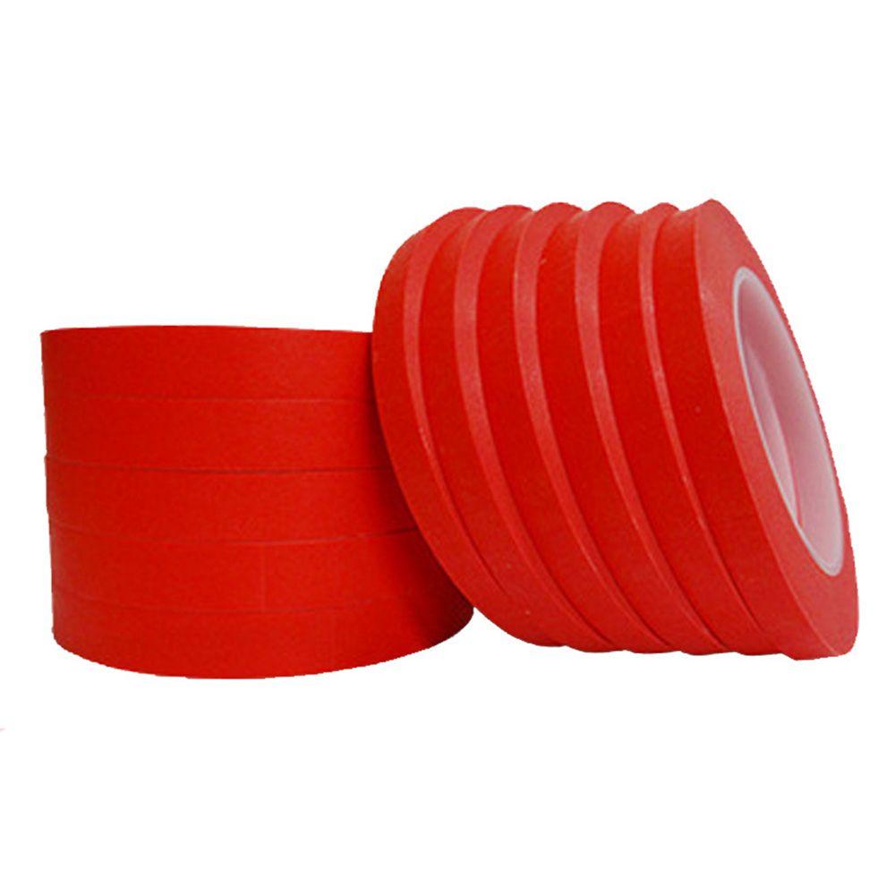 Red Non-residue Automotive Baking Paint Masking Tape High-viscosity PET Tape Heat Resistant