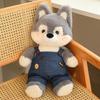 50cm Running Fox Wolf Plush Toys Cartoon Stuffed Animal Lovely Soft Cuddly Baby Plushie Doll Toy for Girls Gift Decor