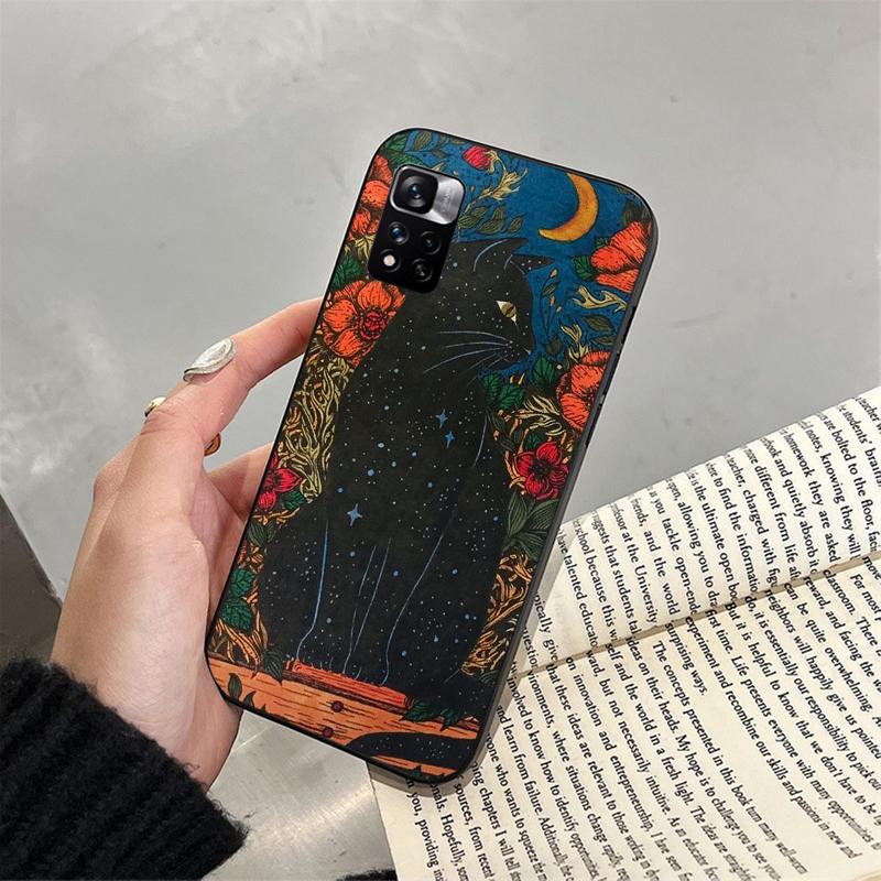 Art Cat Phone Case For Xiaomi Redmi Note 13 12 Pro 11S 11 10 Pro 10S 12S Redmi 10 13C 9C