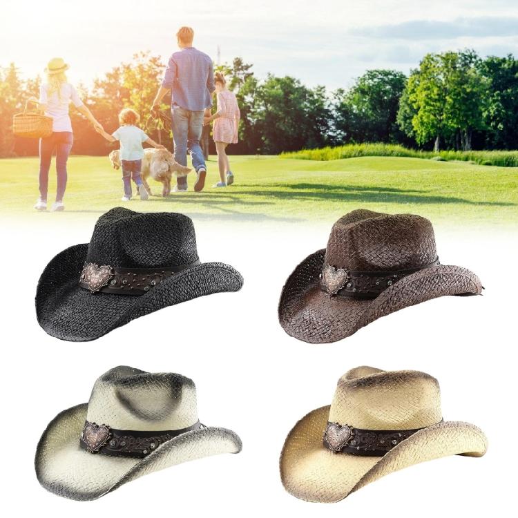 Изысканные Унисекс Шляпы Уникальная Потертая Стильная Шляпа Красивая Шляпа от Солнца для Сценических Выступлений Индивидуальное Украшение