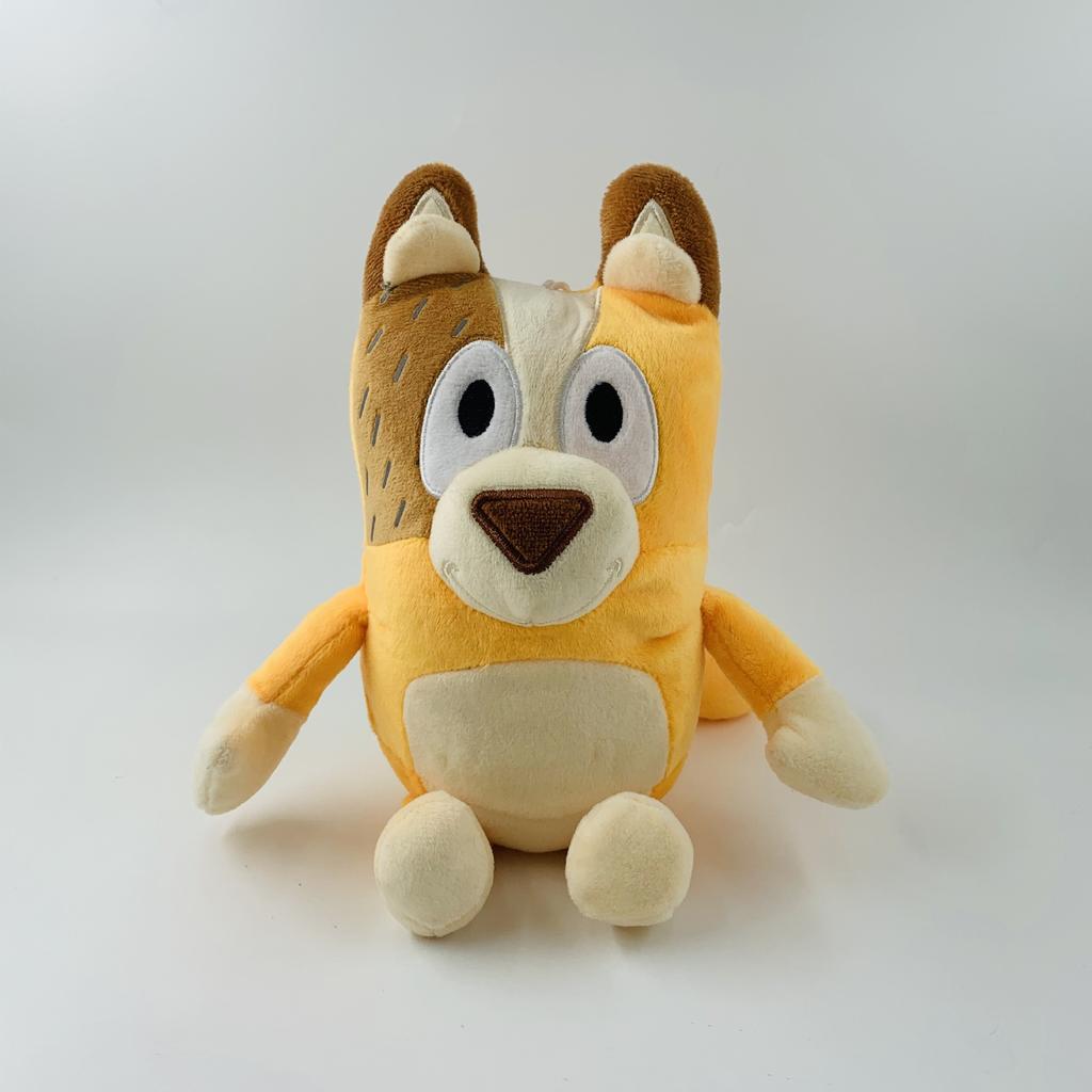Плюшевые игрушки Bluey Bingo из чистого хлопка 28 см для детей