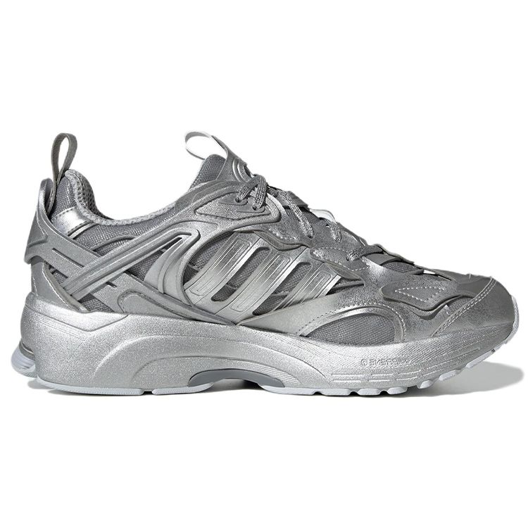 adidas Spiritain 2000 Deluxe Металлические Ретро Тканевые Нескользящие Прочные Низкие Повседневные Кроссовки для Бега Унисекс кроссовки Серебристые HQ3690