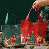 Рождественская портативная сумка холщовая сумка рождественские яблоки подарочная коробка большая вместимость ручная сумка для покупок для детей подарок на Новый год