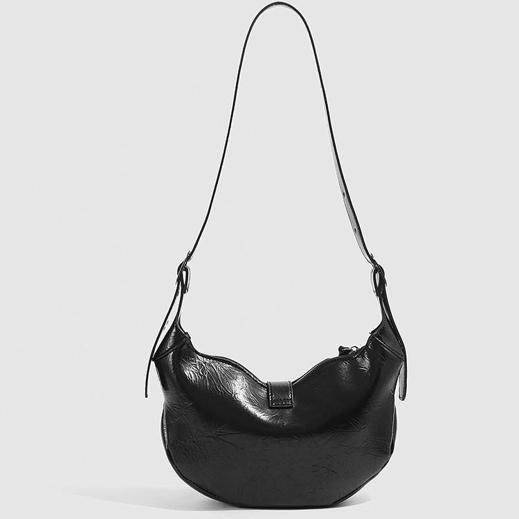 2025 Новая женская сумка большой вместимости, мотоциклетная подмышечная сумка, высококлассный модный нишевый дизайн, сумка через плечо на одном плече