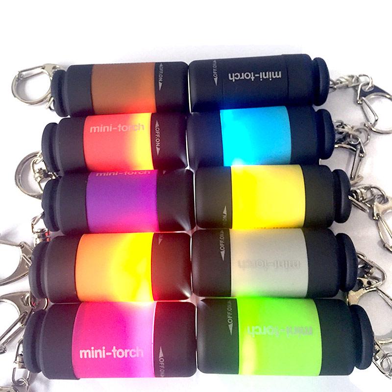 Фонарик USB карманный перезаряжаемый брелок светодиодный фонарик водонепроницаемый мини-лампа уникальный