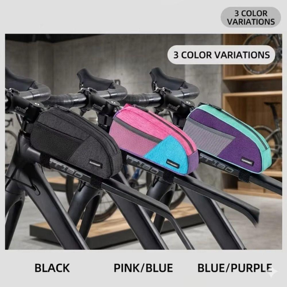 Waterproof Bicycle Top Tube Bag Large Capacity MTB Pouch  Cycling Accessories