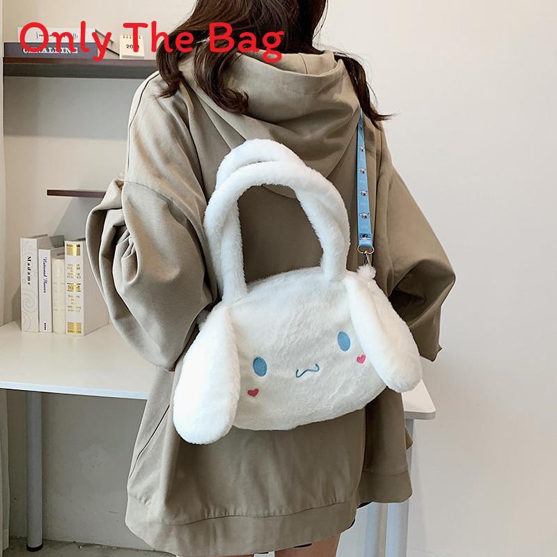 Pikachu Plush Animal Bag For Kids Street Style Soft Material With Zipper Closure For Casual Use