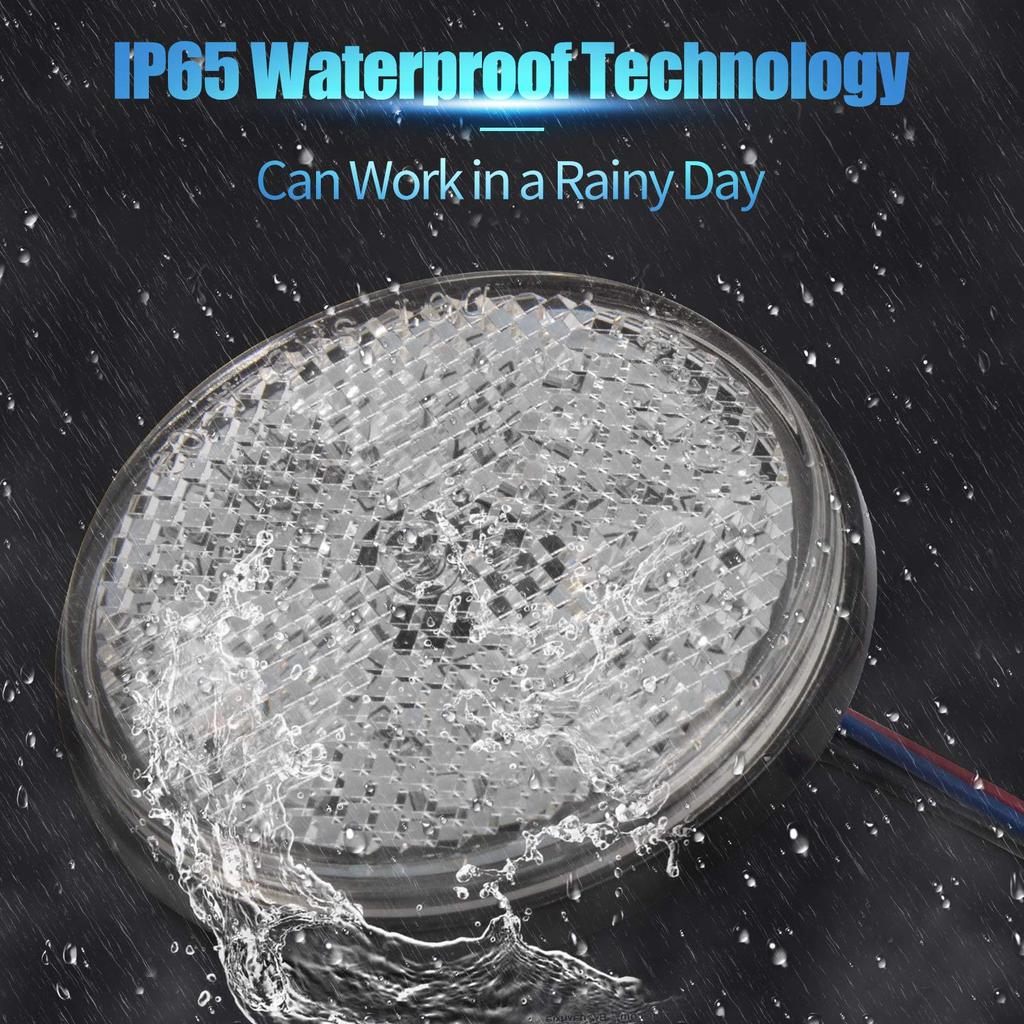 X-STYLE Reflector, 24 V, Motorcycle LED Reflector, Blue, For Cars, 24 Row Side Marker