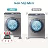 8 шт. ковриков для пола стиральной машины, антивибрационные и нескользящие коврики для стиральных и сушильных машин - защищают пол и снижают шум