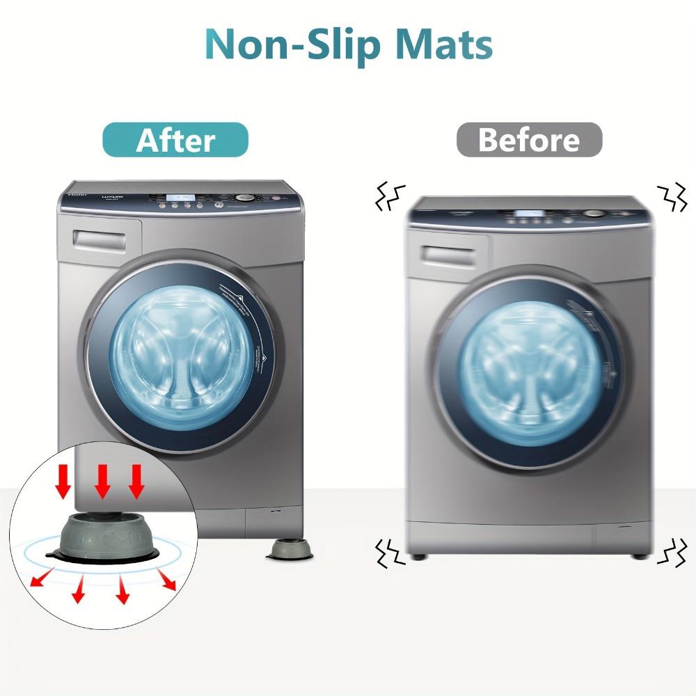 8 шт. ковриков для пола стиральной машины, антивибрационные и нескользящие коврики для стиральных и сушильных машин - защищают пол и снижают шум