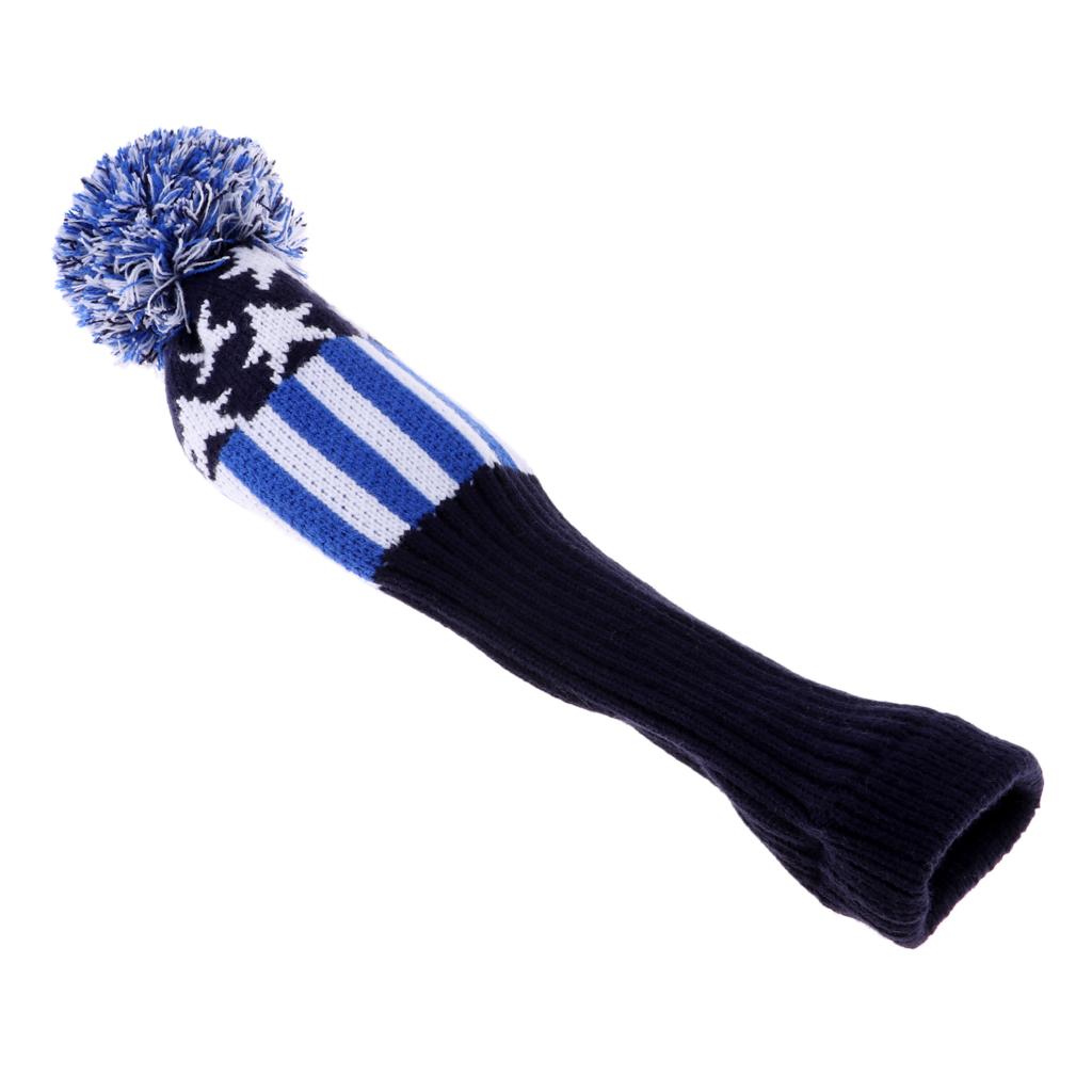1 piece pom pom golf headcovers fairway wood head cover golf equipment