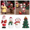 Claus Fairy Garden Decor Doll House Desktop Ornament Christmas Miniatures Figurines Micro Landscape