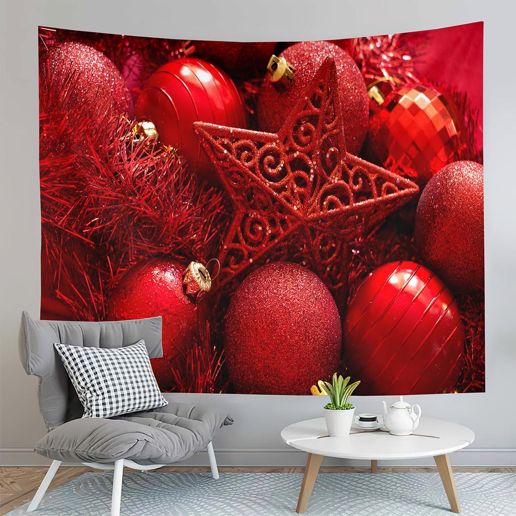 Рождественский гобелен, зимний гобелен со снежинкой, милый гобелен со снеговиком, настенный гобелен для спальни, домашний декор, гобелен