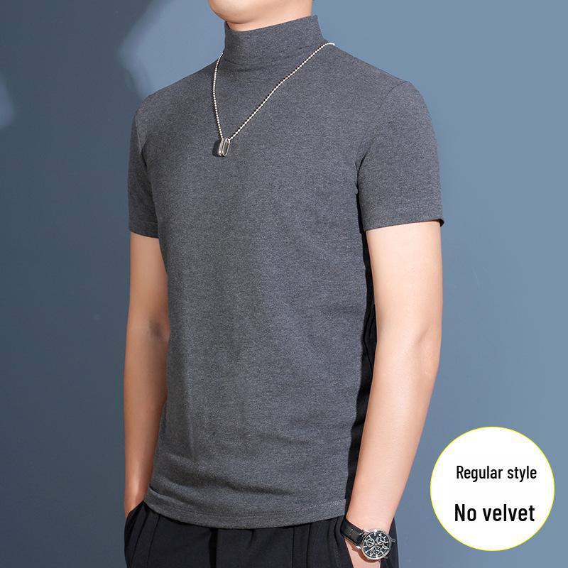 Тренд 2022 года: мужская дышащая полуводолазка с коротким рукавом