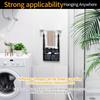 Pack of 2 Adjustable Hanging Meshes Bath Storage Bags Breathable Fabric No Tools Installation for Bathroom Organization