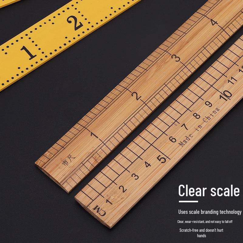 Бамбуковая линейка 30 см для шитья и пошива одежды