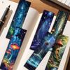 30PCS Mysterious Forest Bookmarks Paper Fairy Gifts Painting Decoration Stationary Reading Book Page Markings Card Bookmark