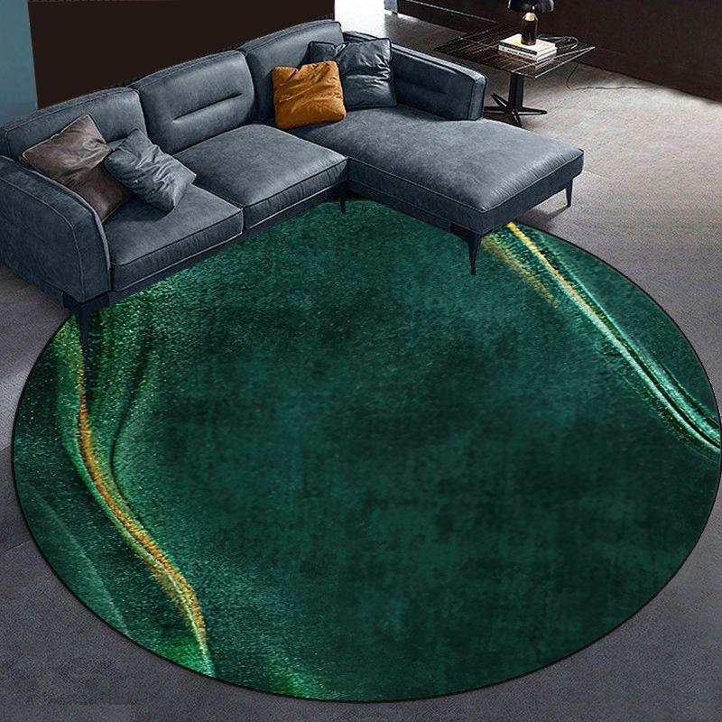 Абстрактный Мрамор Круглый Ковер Гостиная Черный Теплый Пушистый Коврик для Подвесного Кресла Спальня Прикроватный Ковер Большого Размера Коврики для Гардеробной