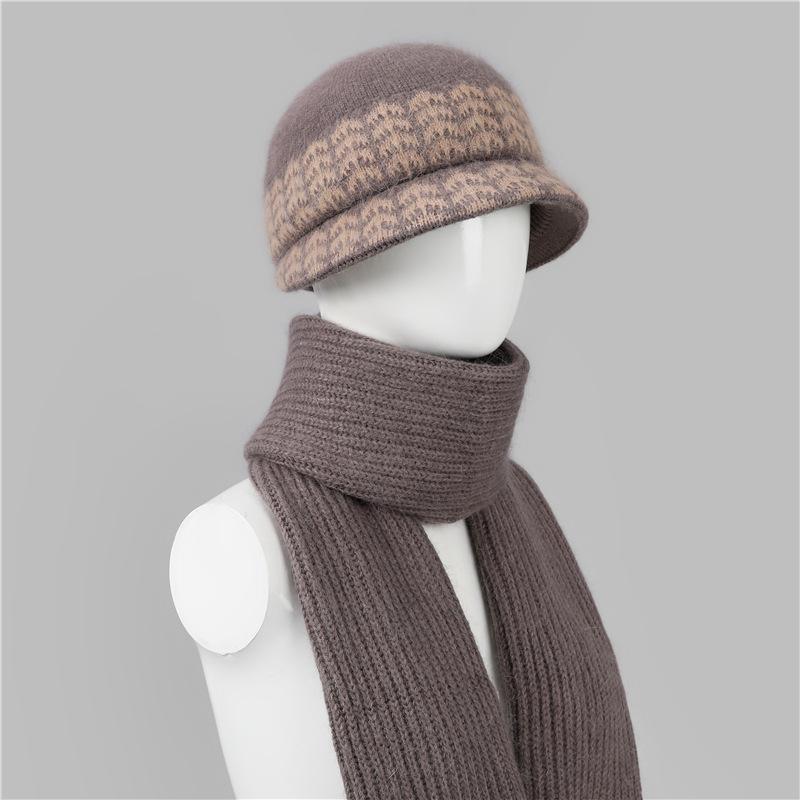 Old Man Hat Female Grandma Season Warm Basin Hat Winter Old Lady Mother Cold Wool Hat