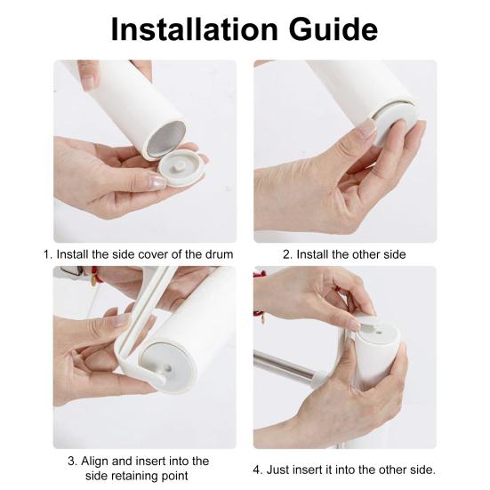 Стикер для волос с выдвижной ручкой Клейкие ролики Легкие пушистые роллы Липкие ролики Ролик для удаления ворса с дивана-кровати