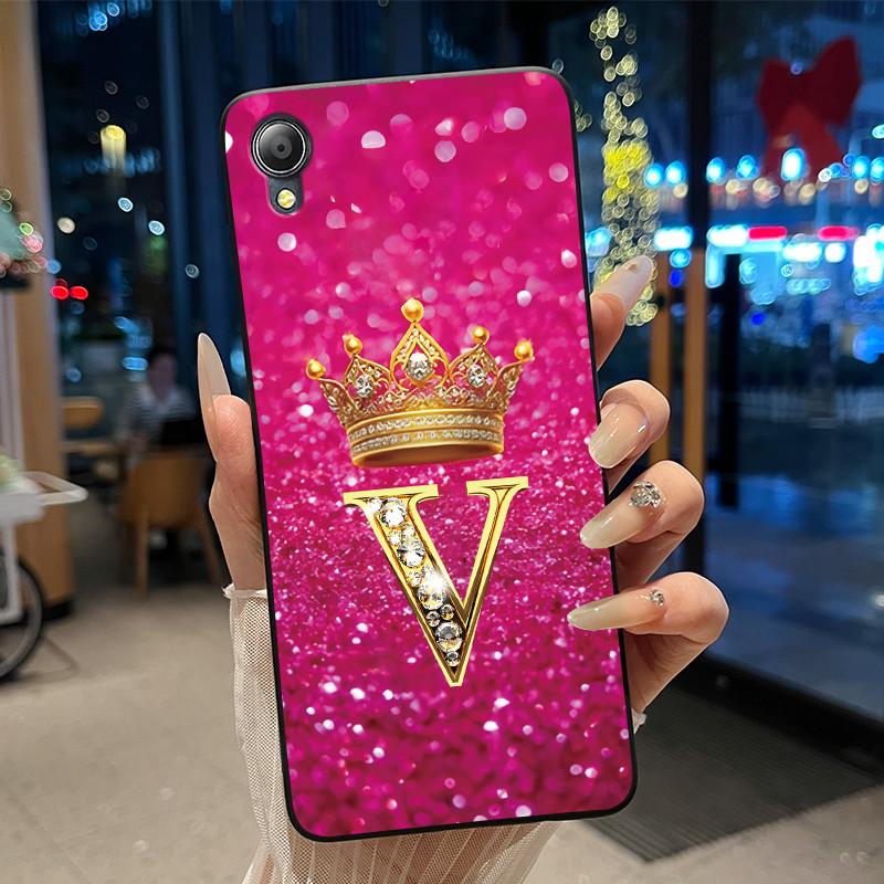 Cute New Design Crown Letter Shockproof Soft Phone Case For Asus ZenFone Live (L1) ZA550KL Bumper Silicone Black Case Cover