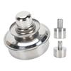 Alcohol Lamp Burner 304 Stainless Steel Explosion Proof Leakproof Metal Alcohol Burner for Laborator