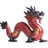 Ceramic Dragon Ornaments Attract Wealth, Living Room Decorations, Red Blue , Zodiac Dragons, Mascots, Office Desktop Crafts