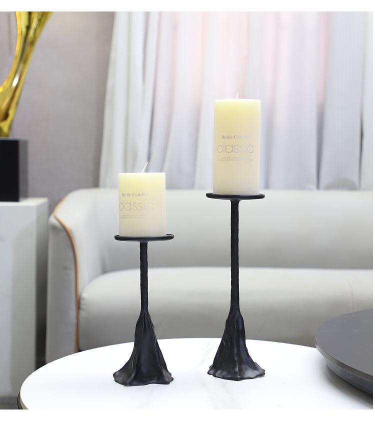 European Luxury Resin Hill Candlestick: Elegant Desk Ornament for Home, Restaurant, or Hotel Décor