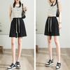2022 Summer Fashion Korean Casual Shorts High Waist Wide Leg Women Simple Loose Harajuku Drawstring High Street Sweatshorts