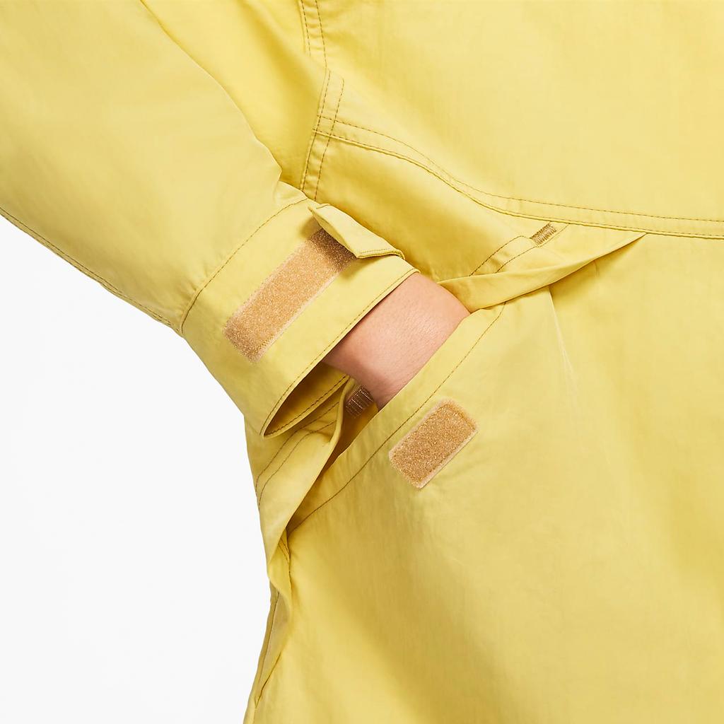 Nike Спортивная куртка-поло с принтом логотипа Swoosh Solid, женские куртки, ярко-желтые DM6204-304