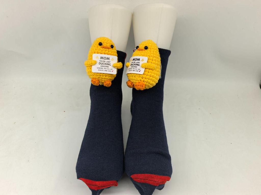 Уютные рождественские вязаные носки с животными - Теплые и милые для осени и зимы