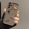 3D Cartoon Bear Coffee Milk Phone Case for Samsung Galaxy S25 S24 Ultra S23 FE S22 Plus S21 A54 A34 A55 A13 A04 A05S A05 A03 A03S A04S Silicone Cover
