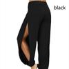 Women Yoga Pants Harem Pants Fashion Sweatpants Side Slit Jogger Beach Hippie Pants