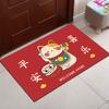 New Year Lucky Cat Floor Mats Entrance Door Mats Bedroom Housewarming New Home In And Out of Peace and Joy Washable Carpet Rug