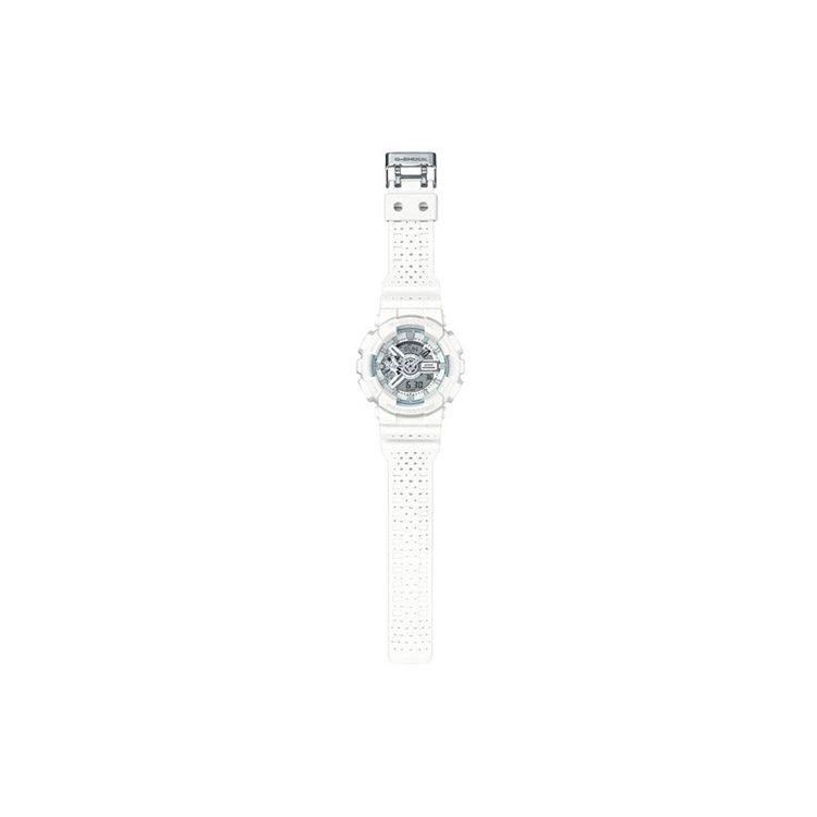 Casio G-Shock Youth Series White Samurai Sports 200M Waterproof Anti-Magnetic Shock Resistant Quartz Movement Resin Strap Men watches GA-110LP-7A