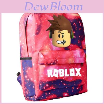 Рюкзак школьный с узором Roblox, звездным фоном и большой вместимостью для студентов