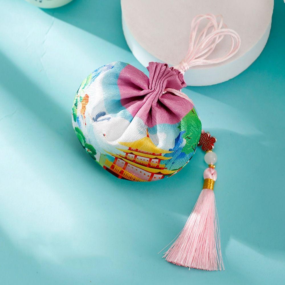 Chinese Style Zongzi Sachet Printing Women Jewelry Bag Zongzi Car Pendant Empty Sachet  Gifts
