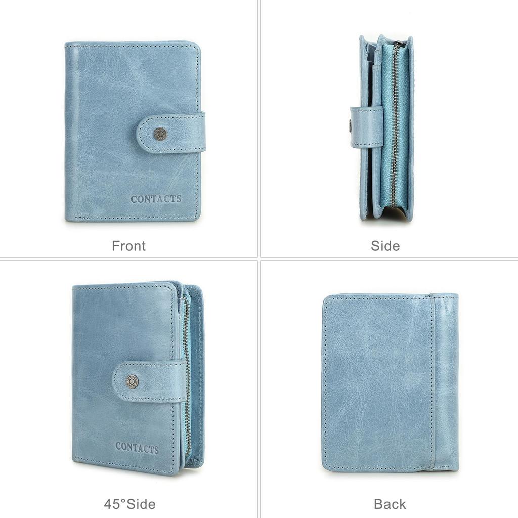 CONTACT'S женский компактный бумажник из натуральной кожи