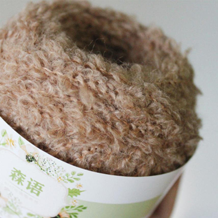 Шерстяная пряжа мягкая гладкая для ручного вязания круговая нить вязаная крючком кукольные волосы сделай сам плюшевая кукла рукоделие вязание сделай сам вязаный инструмент