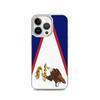 Coque iPhone - Samoa Américaines - Drapeau - Souple - Multicolore - TPU Transparent