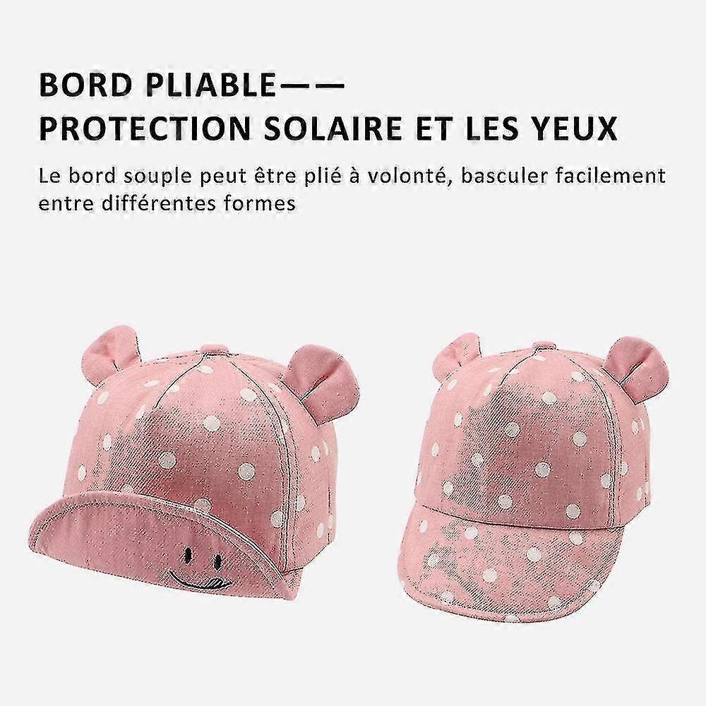Baby Cap For Girl Boy Child Cotton Sun Hat Adjustable Spring Summer