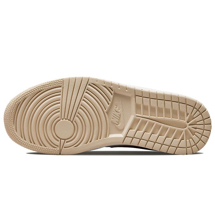 Женские кроссовки Air Jordan 1 Mid SE Cream Dark Chocolate Oatme DO6699-200