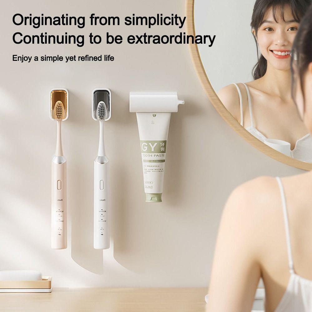 Dustproof Toothbrush Holder Flip-top Toothbrush Storage Box New Electric Toothbrush Storage Rack