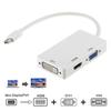 Мини DisplayPort к HDMI DVI VGA 3-в-1 адаптер с чипсетом для Macbook Pro Air для настройки нескольких мониторов