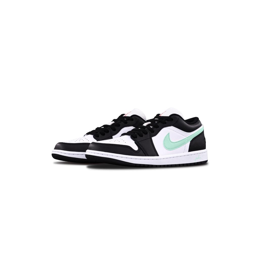 Jordan Air Jordan 1 Зеленый Супермен Износостойкие Низкие Винтажные Баскетбольные Кроссовки Унисекс Черно-Зеленые 553558-165(Команда766-)