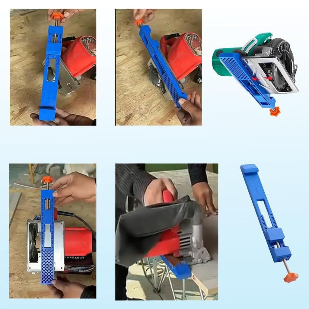 Portable Adjustable Cutting Machine Base Guide Rail Track Guide for Electric Power Saws High Precise Wood Cutting Tool