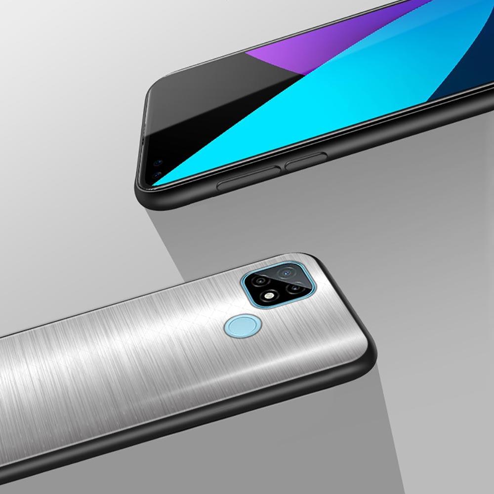 Черный чехол для Realme 8 C21 5 6 7 Pro C3 XT GT Master Explorer 7i X50 C11 C21Y C20A X7, чехол с текстурой темного матового металла