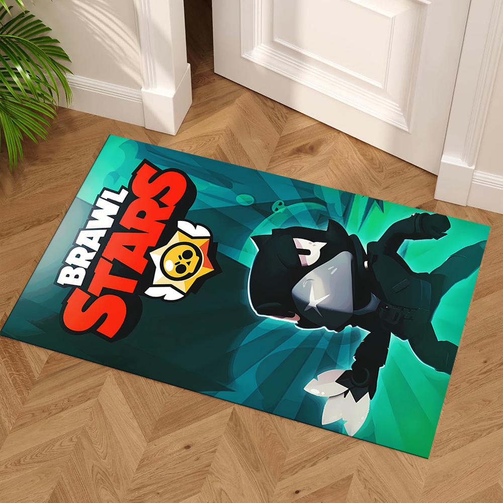 Brawl Stars Area Rug Design for Study room Decorate room Dining Room Hallway Anti-slip Rug Office home decor